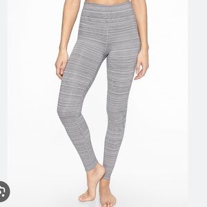 Athleta Jacquard Chaturanga Tight Gray Women’s Size  Medium